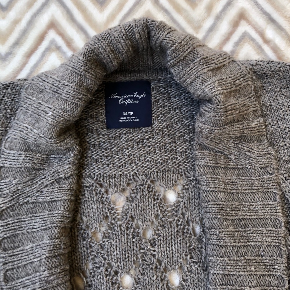 AE Knit Cardigan - Grey - Size XS - Picture 2 of 3